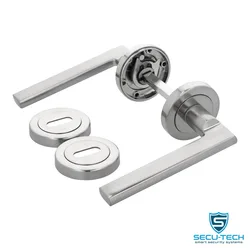 סט ידיות לדלת פנים דגם ניו-יורק